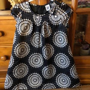 Little girls A line seventies type dress.